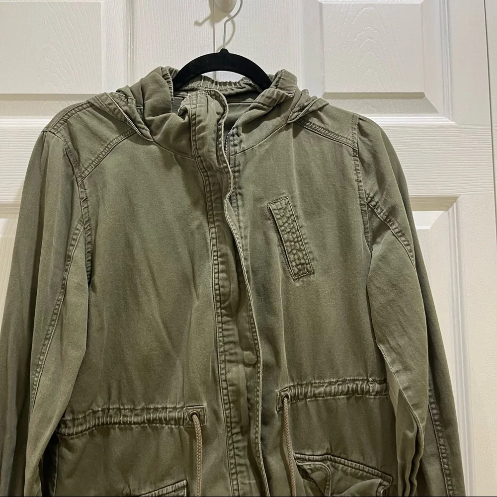 Bajee Collection Green Utility Jacket Large - Picture 3 of 9